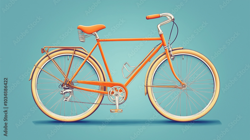 Fototapeta premium bicycle illustration