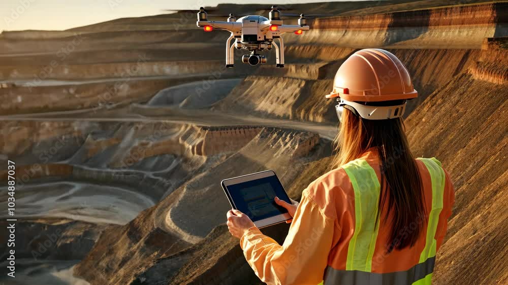 Drone Inspection of Quarry