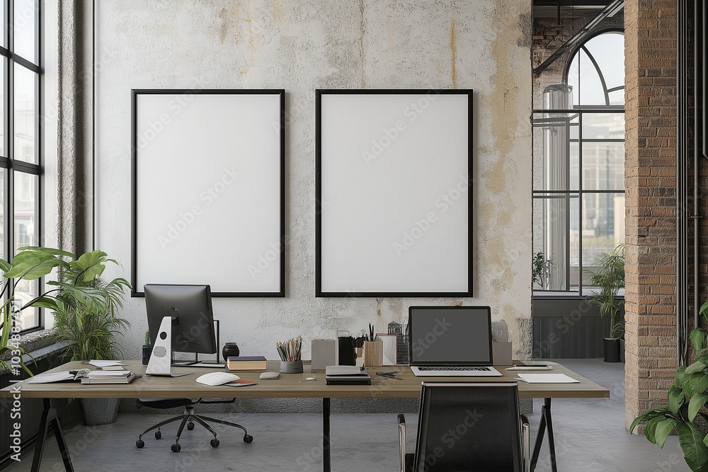 blank wooden photo frame mock up by generative ai blank wooden photo frame mock up by generative ai