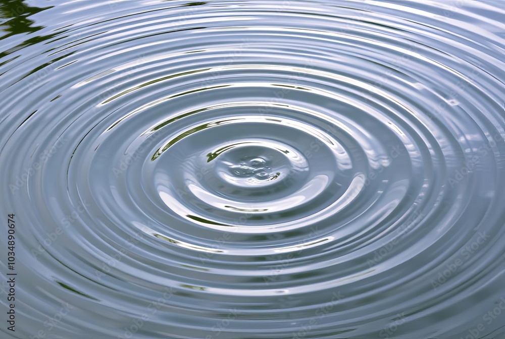 Water Ripples Concentric circles of expanding waves created by a Water Ripples Concentric circles of expanding waves created by a