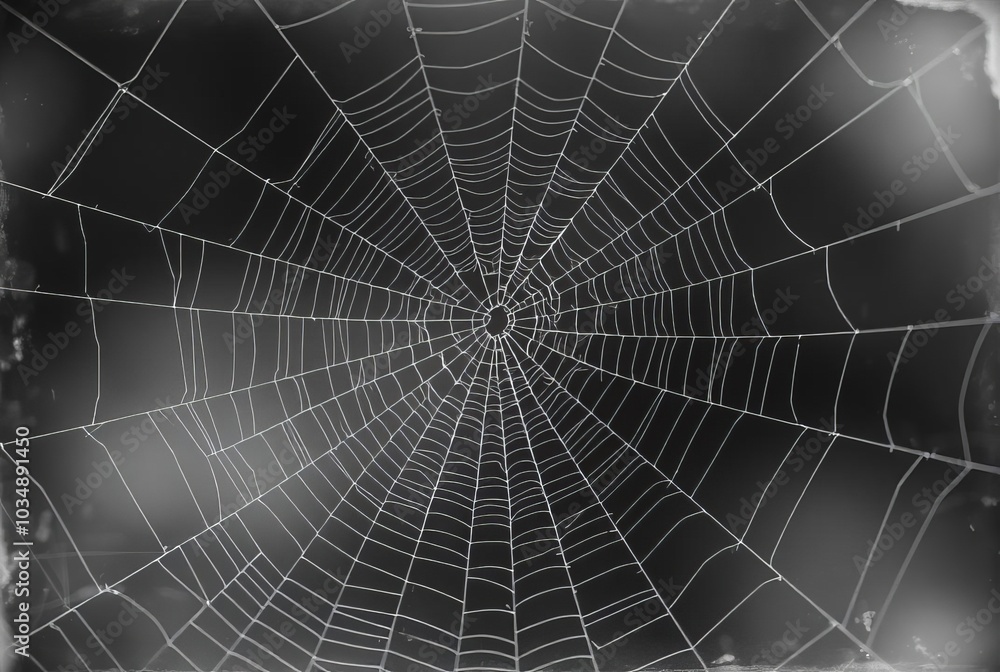 Fototapeta premium _ . Cobweb Texture Capture the intricate texture of a cobweb usi
