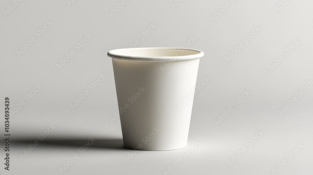 A stylish white opaque paper cup filled with freshly brewed coffee placed on a rustic wooden table, capturing a cozy and inviting atmosphere perfect for coffee lovers and café enthusiasts. A stylish white opaque paper cup filled with freshly brewed coffee placed on a rustic wooden table, capturing a cozy and inviting atmosphere perfect for coffee lovers and café enthusiasts.