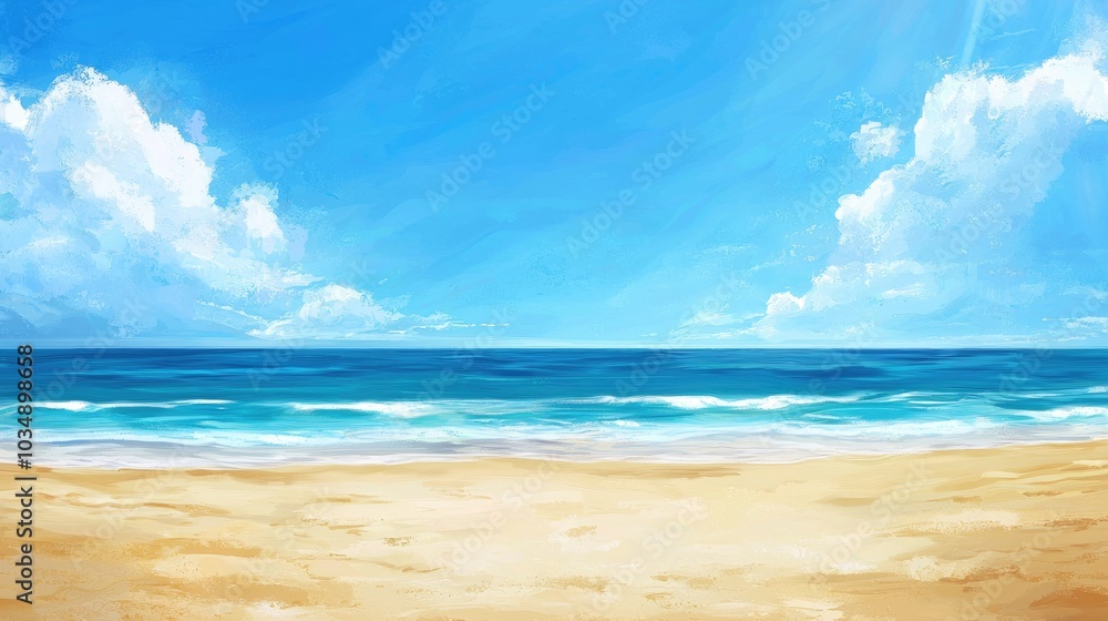 Sea Beach Blue Sky Sand Sun Daylight Sea Beach Blue Sky Sand Sun Daylight