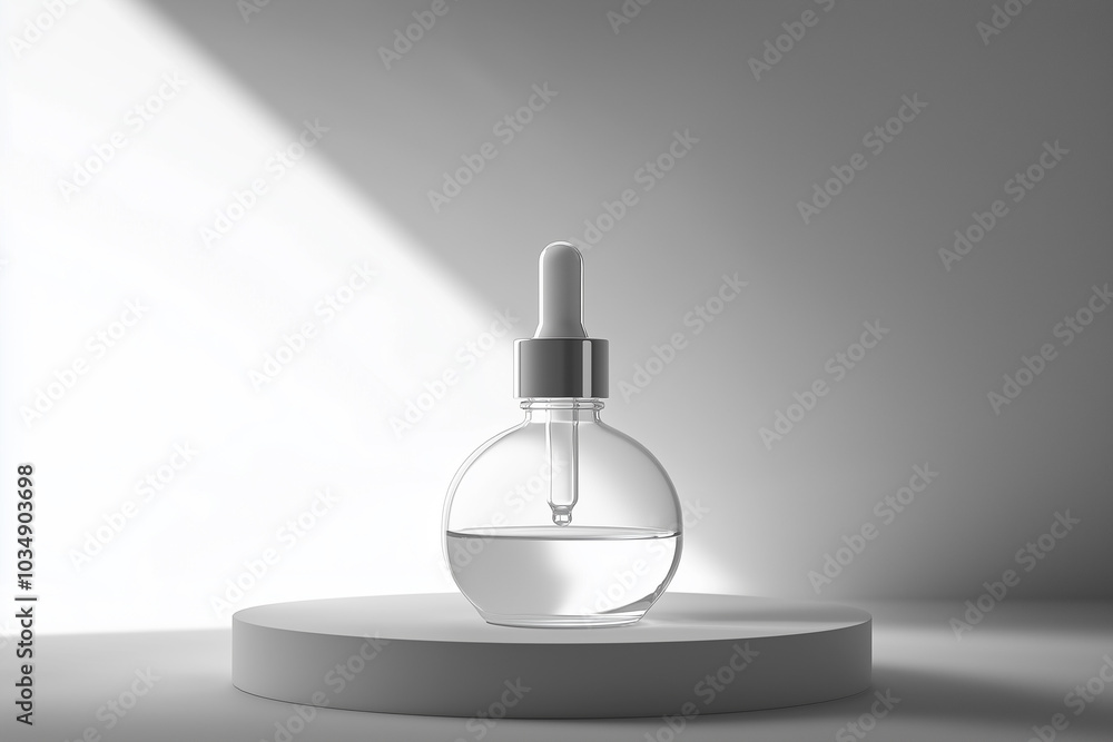 Elegant Glass Dropper Bottle Display Elegant Glass Dropper Bottle Display