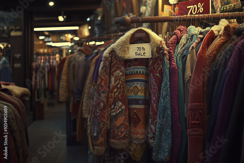 Wallpaper Mural Colorful Vintage Jackets on Sale Torontodigital.ca