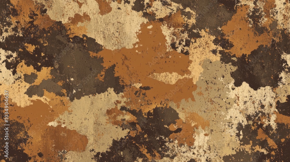 Abstract military camouflage pattern featuring olive drab tones and rugged textures, perfect for themed designs and backgrounds. Abstract military camouflage pattern featuring olive drab tones and rugged textures, perfect for themed designs and backgrounds.