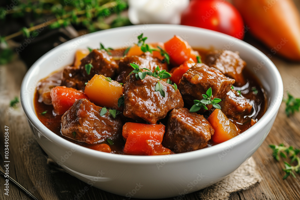 Hearty Beef Stew with Vegetables Hearty Beef Stew with Vegetables