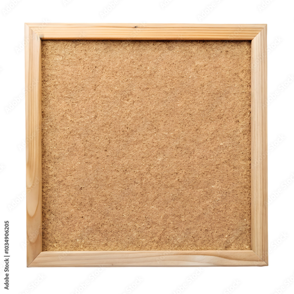 Fototapeta premium cork board isolated on transparent background