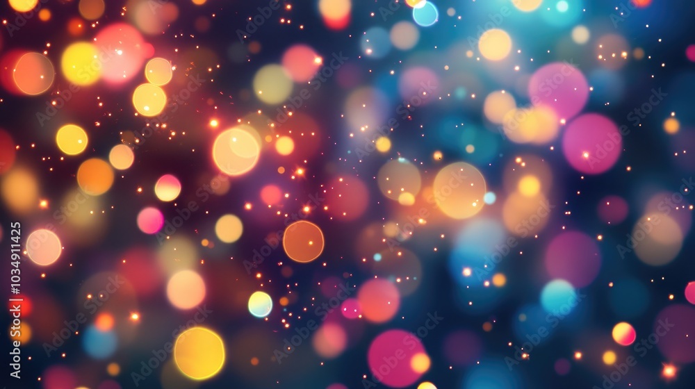 Colorful abstract bokeh background with a festive theme for Christmas celebrations Colorful abstract bokeh background with a festive theme for Christmas celebrations