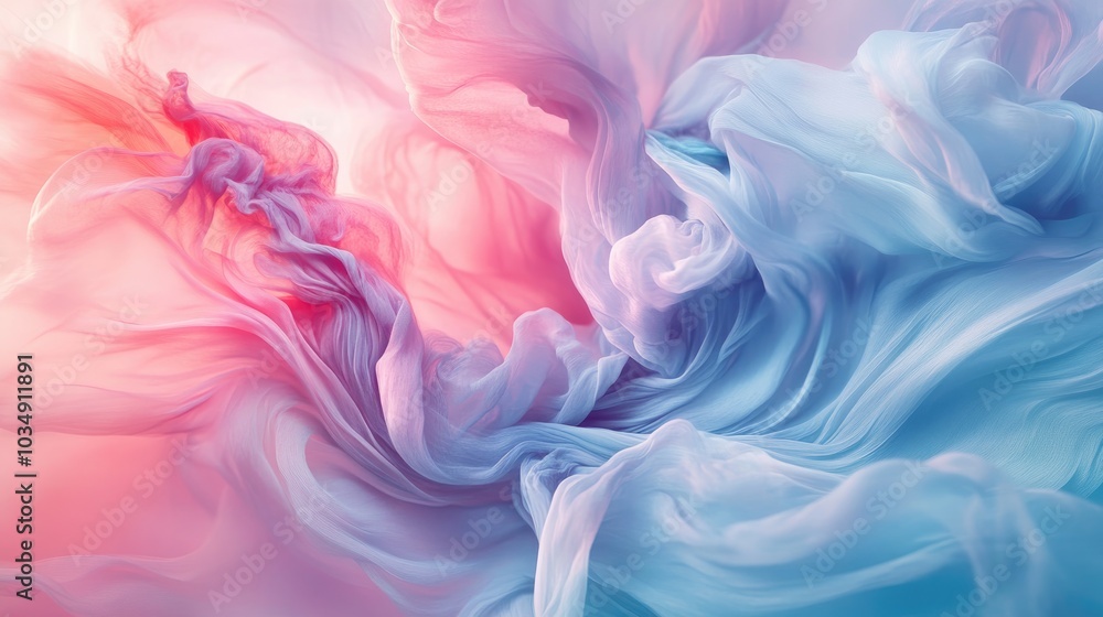 Swirling shades of rose and azure merge into graceful radiant forms embodying the beauty of movement and the essence of inspiration in a striking visual presentation Swirling shades of rose and azure merge into graceful radiant forms embodying the beauty of movement and the essence of inspiration in a striking visual presentation