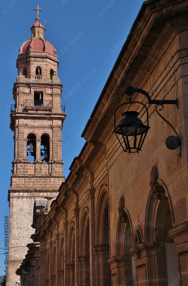 Centro histórico del Morelia Michoacán, México