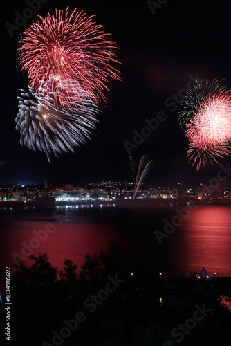 Año nuevo en Manzanillo México desde puerto las Hadas