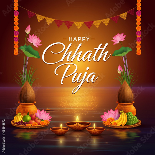 Elegant "Happy Chhath Puja"...