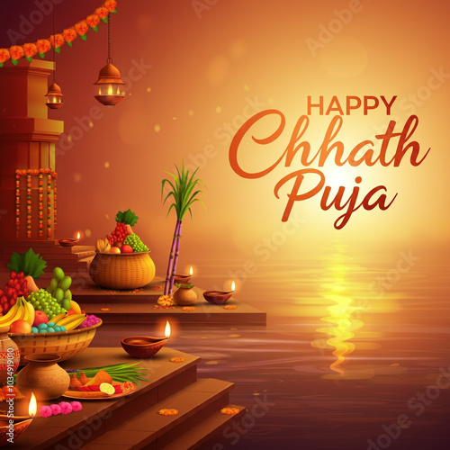 Elegant "Happy Chhath Puja"...