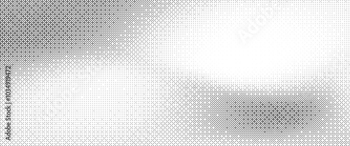 Trendy bitmap monochrome background. Abstract dither pixel gradient pattern. Y2K texture.