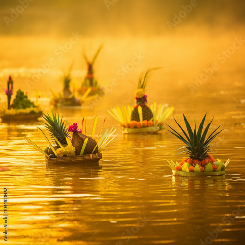 Vibrant floating arrangemen...