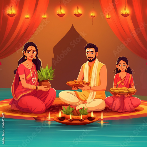 Traditional family ceremony...