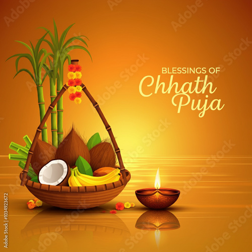 Traditional Chhath Puja arr...