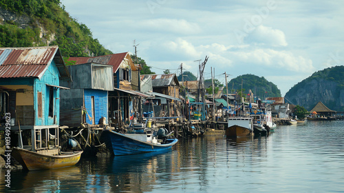 An island with a thriving fishing village, rich in culture and tradition.