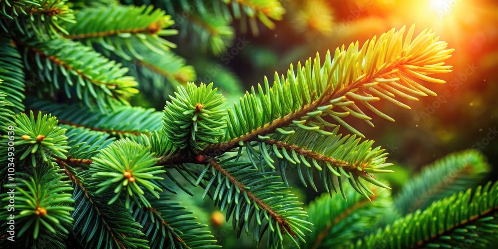 Closeup of Balsam Fir Branches with Lush Green Needles, Natural Textures, and Holiday Vibes for Home Decor, Festive Arrangements, and Seasonal Products Closeup of Balsam Fir Branches with Lush Green Needles, Natural Textures, and Holiday Vibes for Home Decor, Festive Arrangements, and Seasonal Products