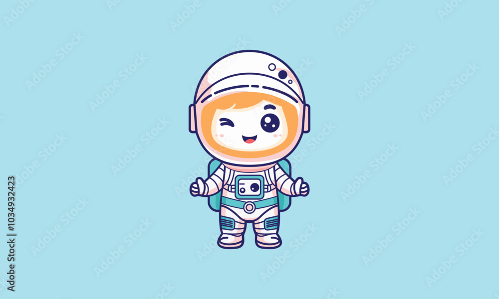 Cute astronaut vector illustration Cute astronaut vector illustration
