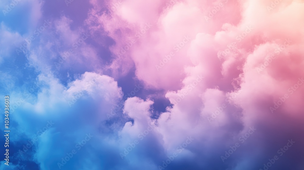 Soft periwinkle gradient offering a wide and versatile backdrop for creative projects