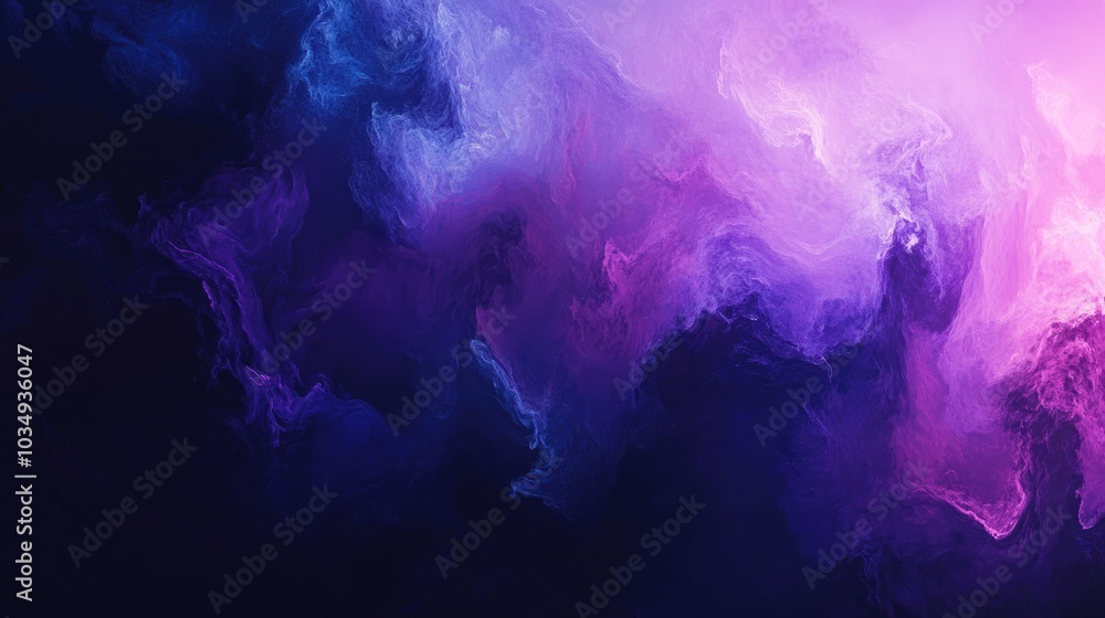 Fototapeta premium Dark background featuring shades of purple blue and violet lighting