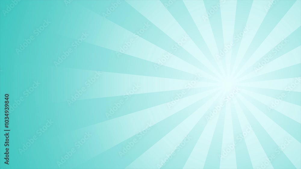 Cyan color randomly rotating glowing optical flair light rays modern design loop able futuristic background Cyan color randomly rotating glowing optical flair light rays modern design loop able futuristic background