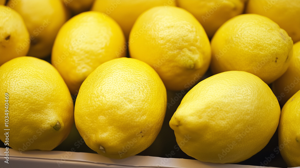 Freshly picked yellow lemons Freshly picked yellow lemons