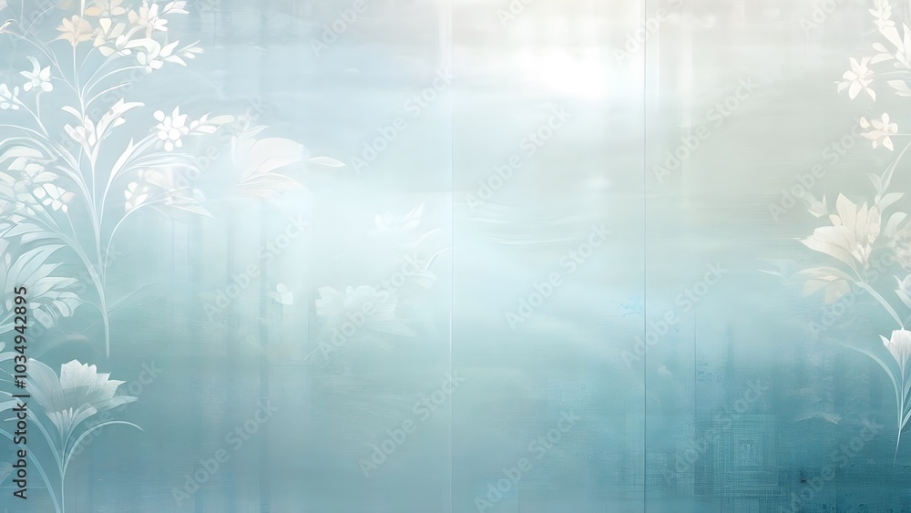Obraz premium Abstract minimalist floral background 