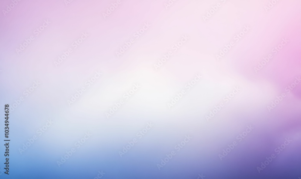 Fototapeta premium Soft, blurred gradient background in blue, white, and pink.
