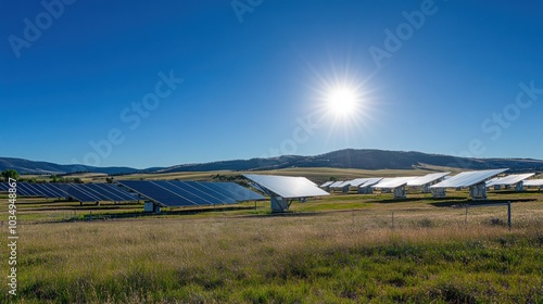 Solar Panels in a Field