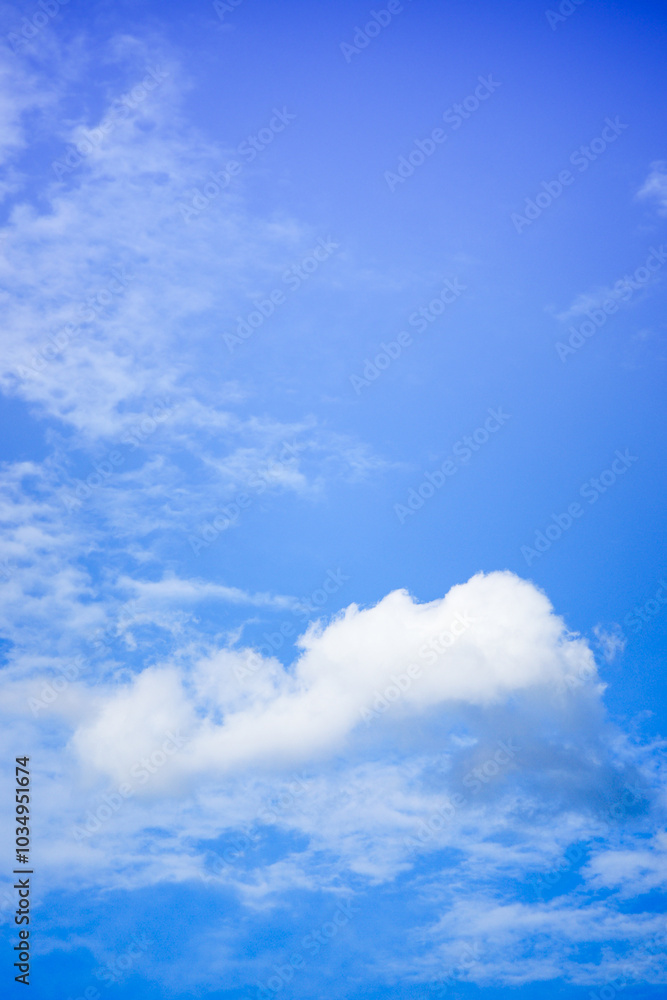 Obraz premium 大空に浮かぶ雲