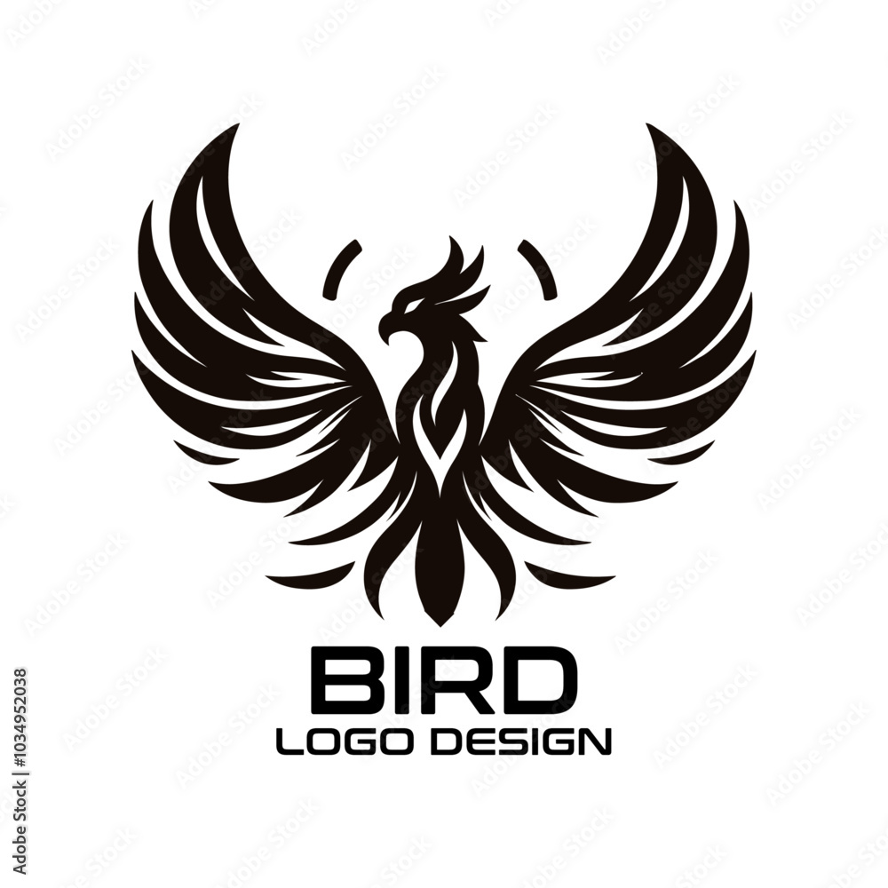 Naklejka premium Bird Vector Logo Design