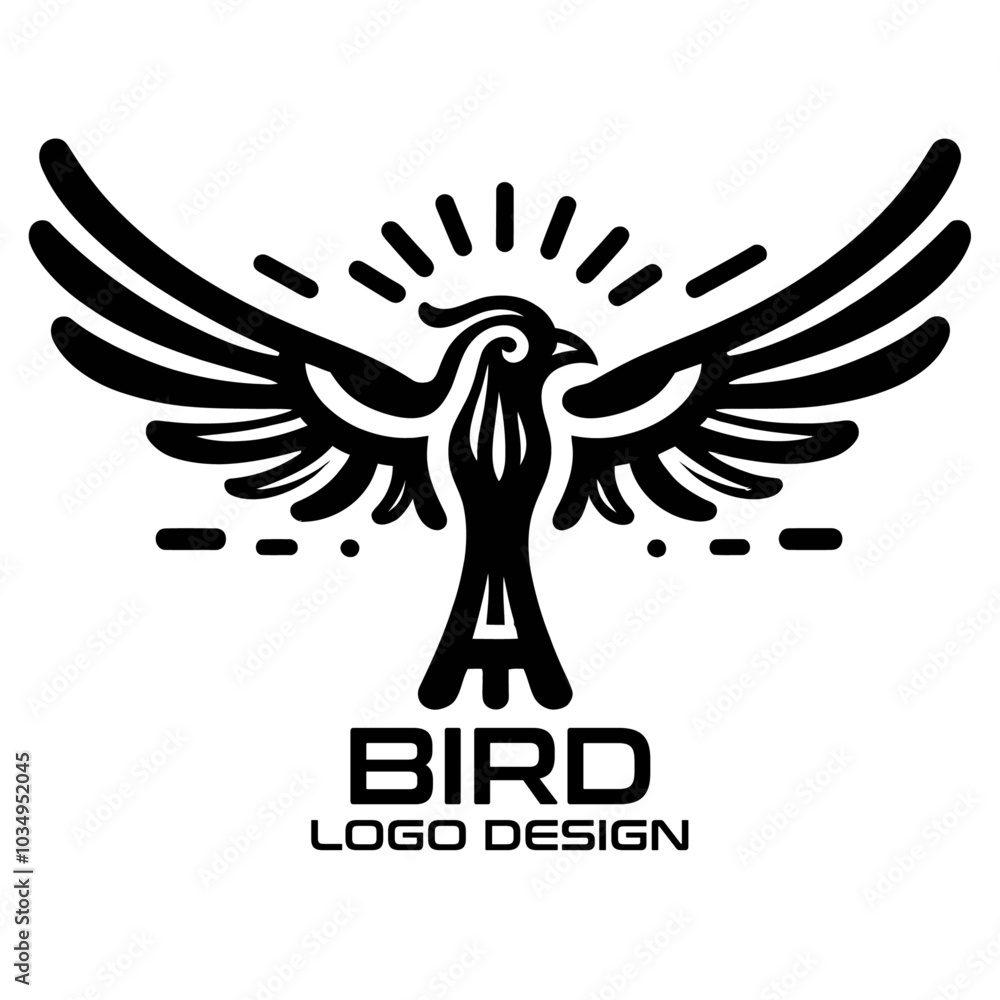 Fototapeta premium Bird Vector Logo Design