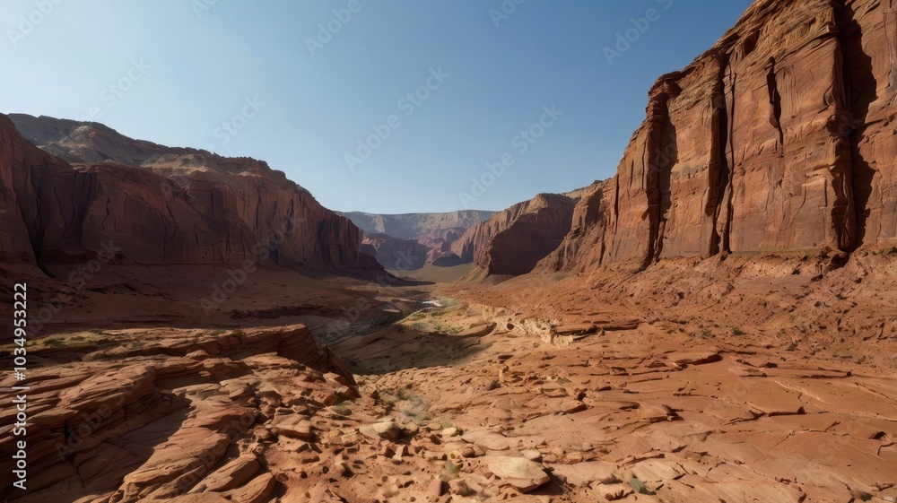 Landscape on Mars Landscape on Mars