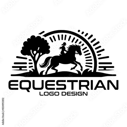 Equestrian Vector Logo Design