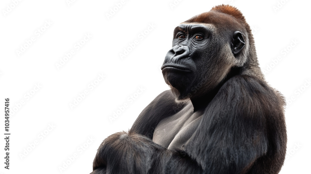 Silverback Gorilla in the Jungle Silverback Gorilla in the Jungle