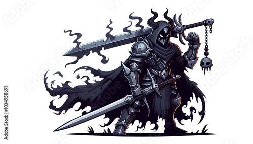 The Dark Knight Wielder of the Cursed Blade photo