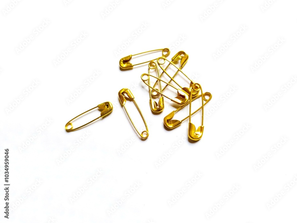 Fototapeta premium yellow clip