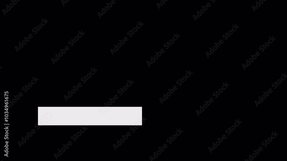 Minimal White Lower Third with Yellow Panel Accents Minimal White Lower Third with Yellow Panel Accents