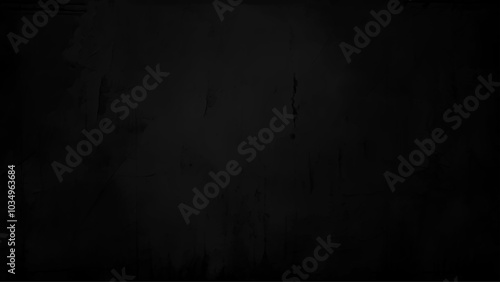 Black old concrete wall grunge texture