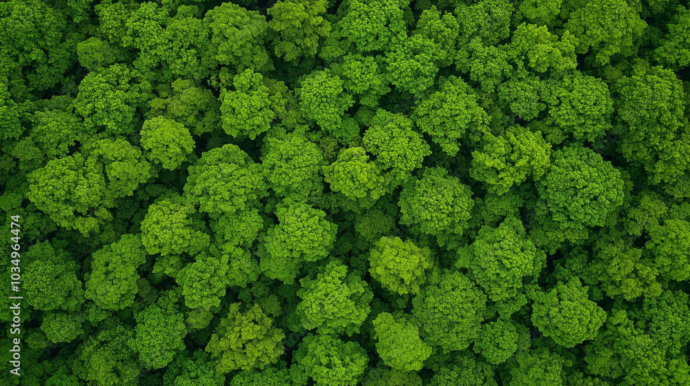 Lush Green Forest Aerial View Lush Green Forest Aerial View
