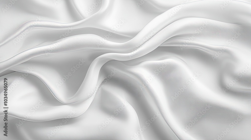Elegant White Satin Fabric Texture Background Elegant White Satin Fabric Texture Background