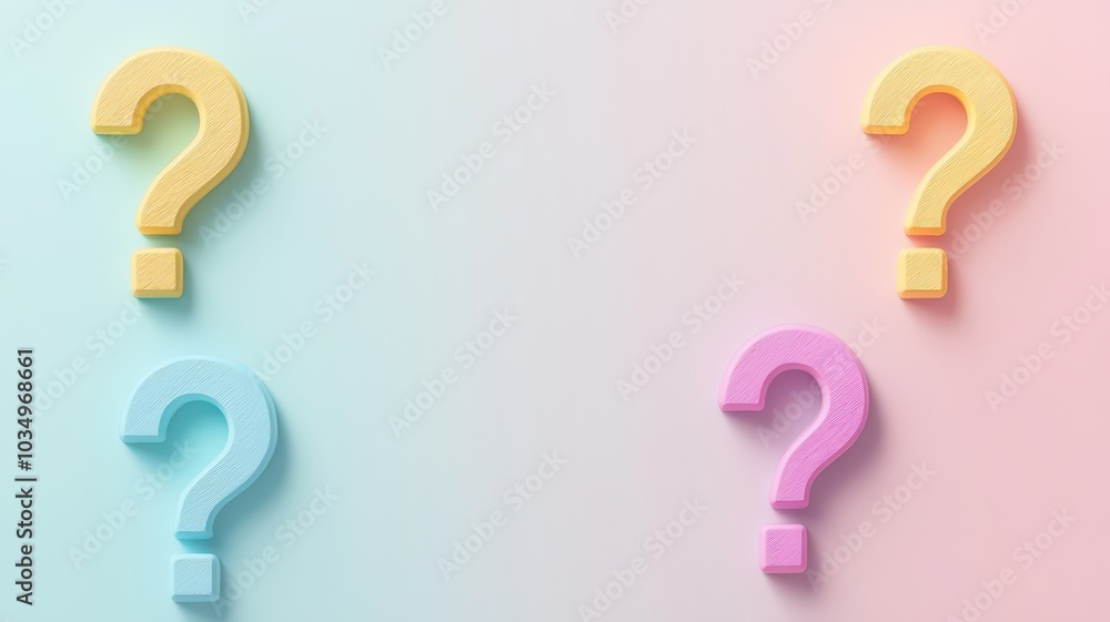 Colorful 3D Illustration of a Quiz Question with Checkmarks and Space for Text, Perfect for Engaging Learning Materials Colorful 3D Illustration of a Quiz Question with Checkmarks and Space for Text, Perfect for Engaging Learning Materials