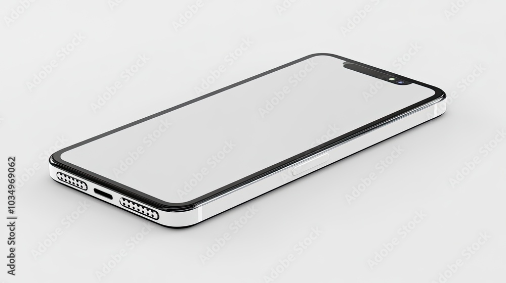 Modern Smartphone in Minimalistic Design Modern Smartphone in Minimalistic Design