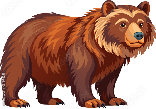 brown bear cartoon