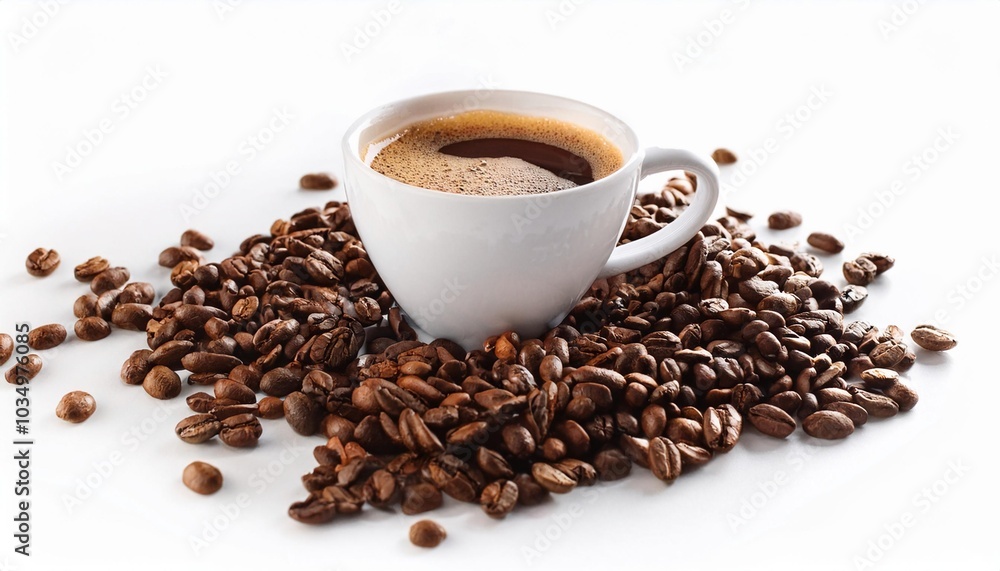 Coffee on white background isolated. Beverage. Drink. Coffee on white background isolated. Beverage. Drink.