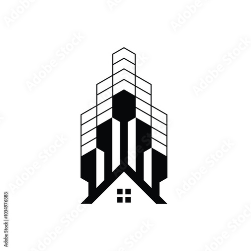 Real Estate Building And Home Property Logo Design