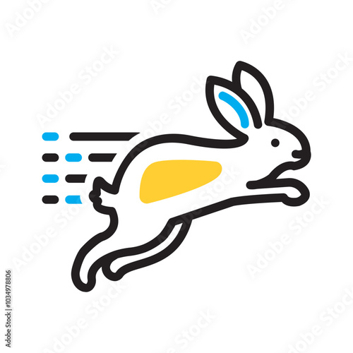 Vector multicolor icon for Quick